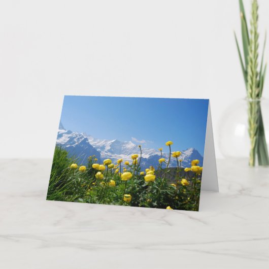 Carte Flowers (homonymie) | Eiger Monch Swiss Alps (Devant)