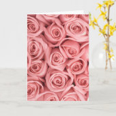 Carte Flowers | Pink Roses (Fleur jaune)