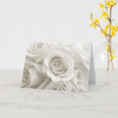 Carte Flowers | White Roses (Fleur jaune)