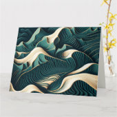 Carte Flowing harmony (Fleur jaune)