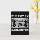 Carte Fluent Dans Les Raquettes Volants de badminton Amu (Fleur jaune)