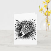 Carte Fluent In Badminton Player Shutt (Fleur jaune)