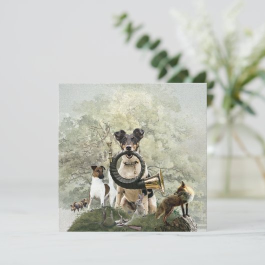 Carte Fluide Fox Terrier (Debout devant)