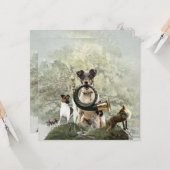 Carte Fluide Fox Terrier (Devant/Arrière en situation)