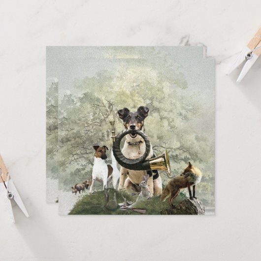 Carte Fluide Fox Terrier (Devant/Arrière en situation)