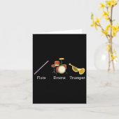 Carte Fluide Trumpet Et Instruments Subtil Anti Tru (Fleur jaune)