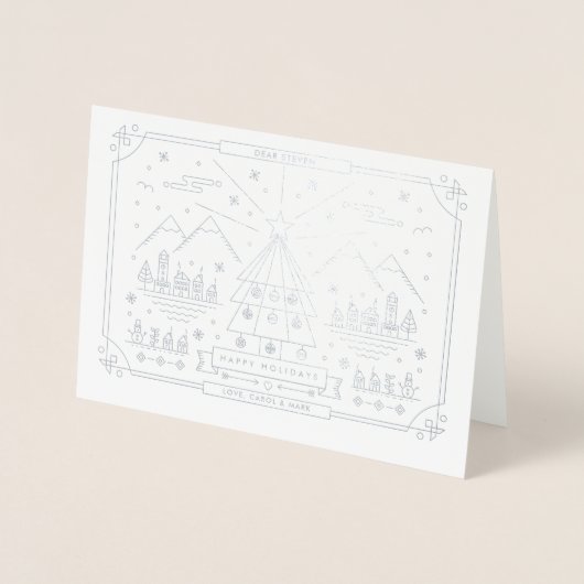 Carte Fluvial de Noël (Devant)