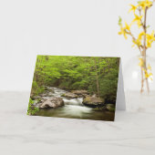 Carte Flux De Fourche Droite À Travers La Forêt (Fleur jaune)