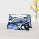 Carte Flux neigeux - (Fleur jaune)