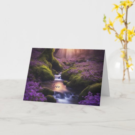 Carte Flux pourpre (Fleur jaune)