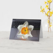 Carte Flux sur le clavier (Fleur jaune)