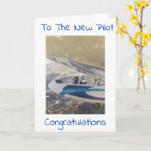 CARTE FLY HIGH AND ENJOY ***NEW PILOT*** (Fleur jaune)