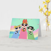 Carte Fly high Powerpuff (Fleur jaune)