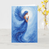 Carte Flying Blue Angel  (Fleur jaune)