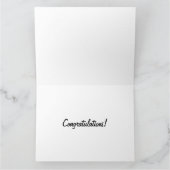 Carte Flying Pig Bride and Groom personnalisable Greetin (Intérieur)