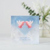 Carte Flying Pigs Incroyable Love (Debout devant)