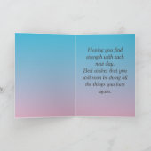 Carte Flying Stingray and Encouragement Obtenez du bien (Intérieur)