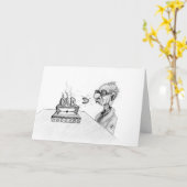 Carte Flying Teeth Birthday Card (Fleur jaune)