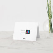 Carte FM Greeting Card with envelope (Dos)