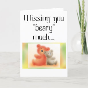 Carte FOC07024, vous manquant "beary" beaucoup….