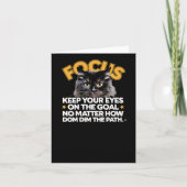 Carte Focus Gardez Les Yeux Sur L'Objectif Non Comment D (Devant)