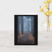 Carte Fog Forêt Pittoresque Arbres humides Nature 1 (Fleur jaune)