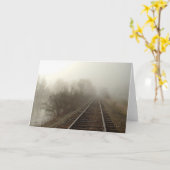 Carte Foggy Tracks (Fleur jaune)