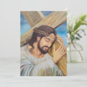 Carte Foi chrétienne Jésus Christ (Debout devant)