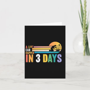 Carte Foi Chrétienne Joyeux Jour de Pâques Il Peut Arriv