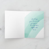 Carte Foi, Espoir, Aimer Aquarelle (Intérieur)