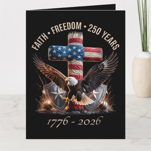 Carte Foi Liberté 250 Ans (Devant)