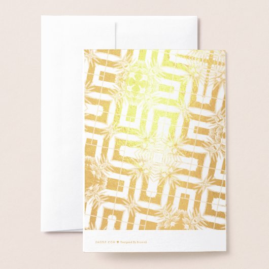 Carte Foil (Derrière avec enveloppe)