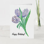 Carte Foil anniversaire pour elle (Recto)