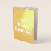 Carte Foil Bébé Joyeux Anniversaire (Devant)