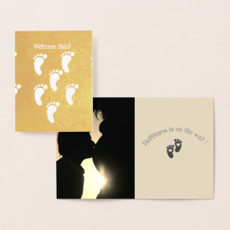 Carte Foil Bienvenue