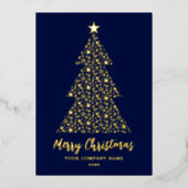 Carte Foil de la société Joyeuses Fêtes (Recto)