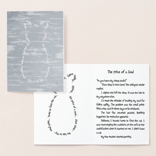 Carte Foil de l'histoire du chat (Affichage)