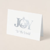 Carte Foil de Noël (Devant)