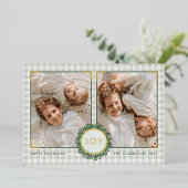 Carte Foil de Noël JOIE Image Frame (Debout devant)