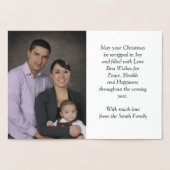 Carte Foil de Noël Joyeuses (Intérieur)