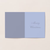 Carte Foil de Noël Silver et Snowflakes (Intérieur)