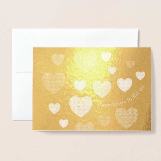 Carte Foil de Saint-Valentin (Devant avec enveloppe)