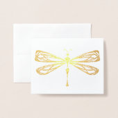Carte Foil Dragonfly (Devant avec enveloppe)
