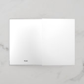 Carte Foil Holiday pliée (Mise à l'extérieur)