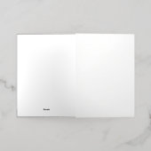 Carte Foil Holiday pliée (Mise à l'extérieur)