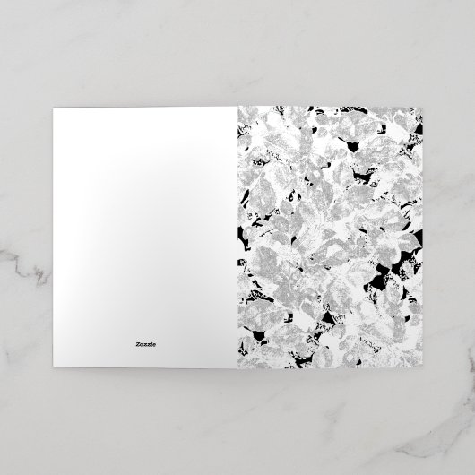 Carte Foil Holiday pliée (Mise à l'extérieur)