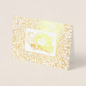 Carte Foil Invitation Cornucopia Thanksgiving Dine (Devant)