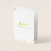 Carte Foil Joyeux Anniversaire (Devant)