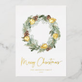 Carte Foil Joyeux Noël (Recto)