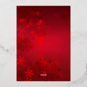 Carte Foil Mère Marie et bébé Jésus (Verso)